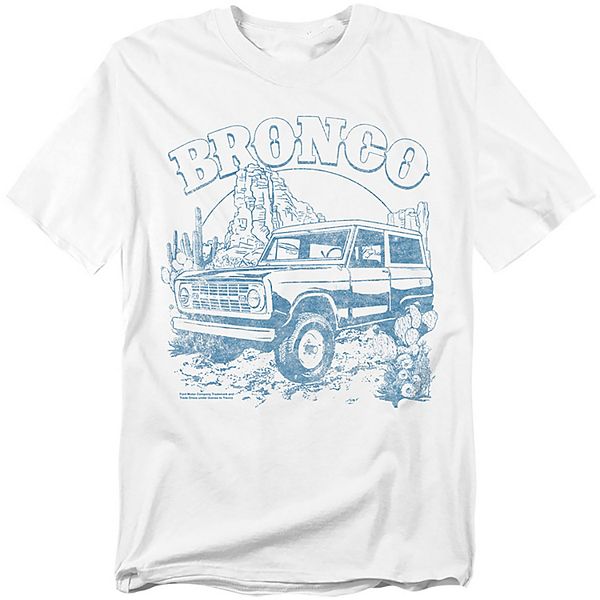 

Футболка с принтом Ford Bronco Big & Tall Licensed Character