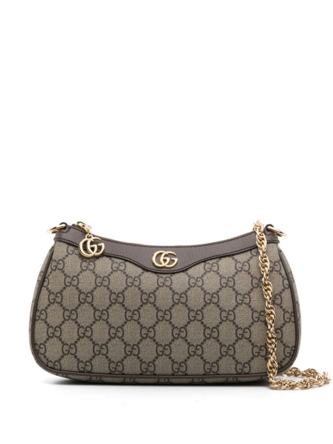 

Маленькая сумка на плечо Gucci Ophidia, нейтральный цвет