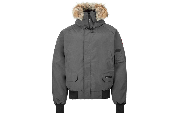 

Мужской пуховик Canada Goose, цвет graphite color