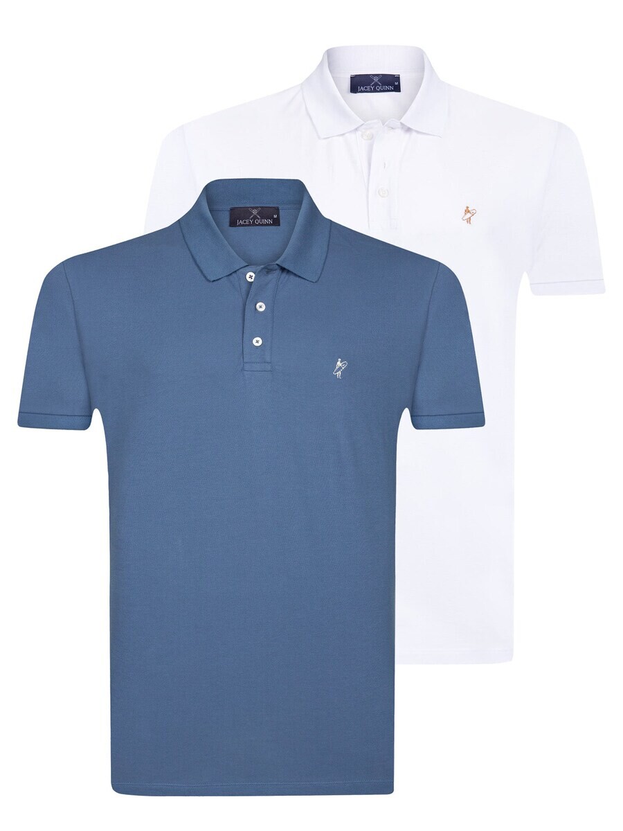 

Рубашка поло Jacey Quinn Shirt, цвет blue/white