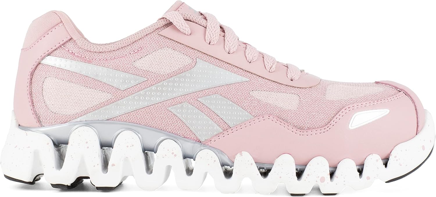 Мужские кроссовки Reebok Work Zig Pulse с защитным носком EH, розовый — фото 3