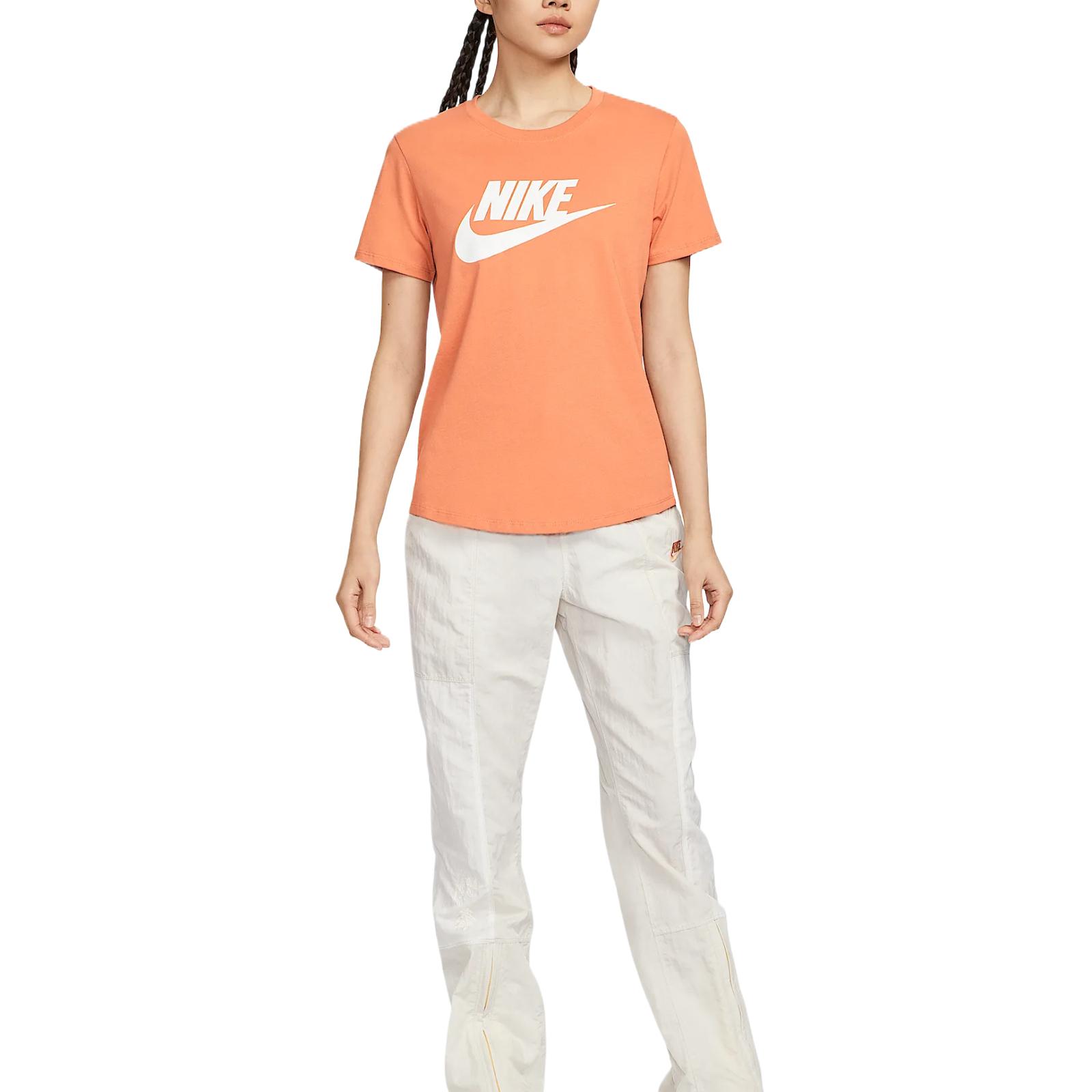 Футболка Nike Sportswear Essentials Logo DX7907-828, оранжевый — фото 3