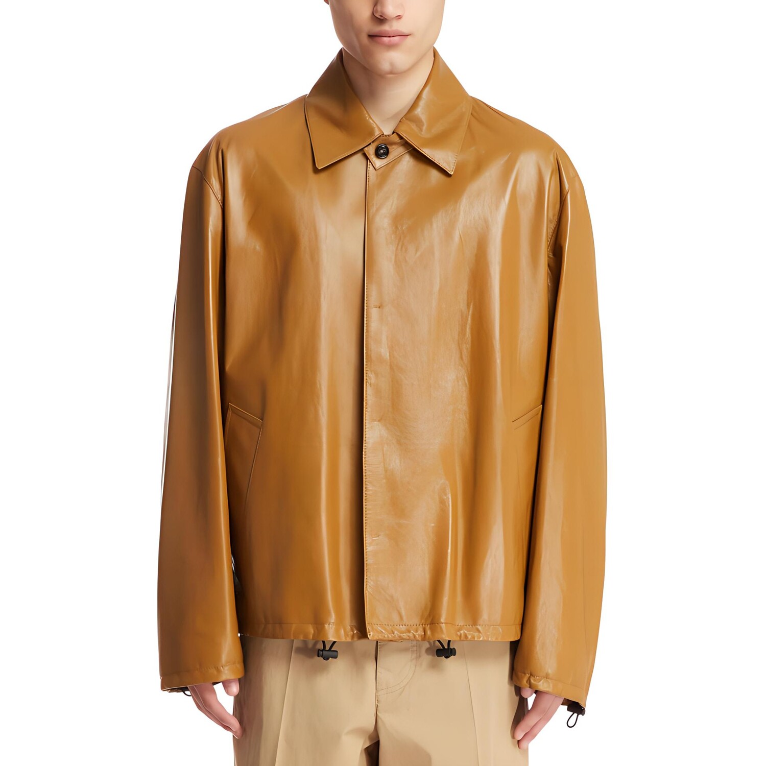 

Куртка мужская бежевая Bottega Veneta, бежевый