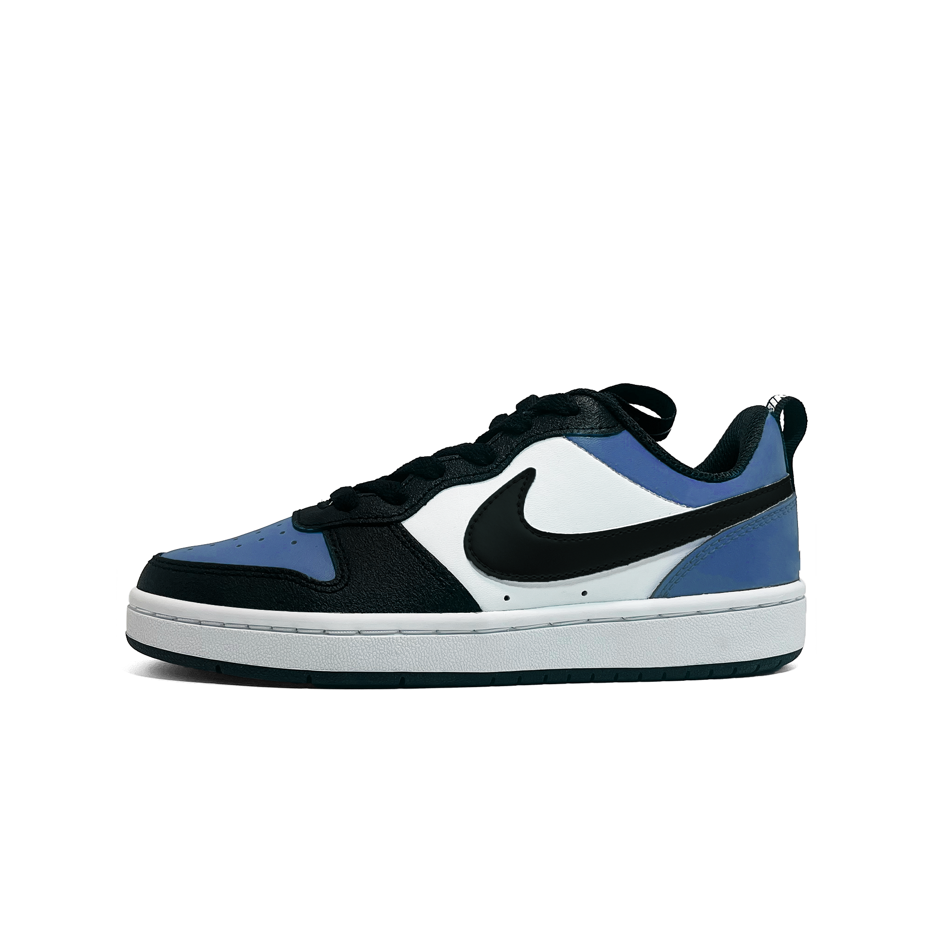 

Кроссовки Court Borough 2 Lantian Raw Jade с нескользящей подошвой, износостойкие, для детей и подростков Nike, синий