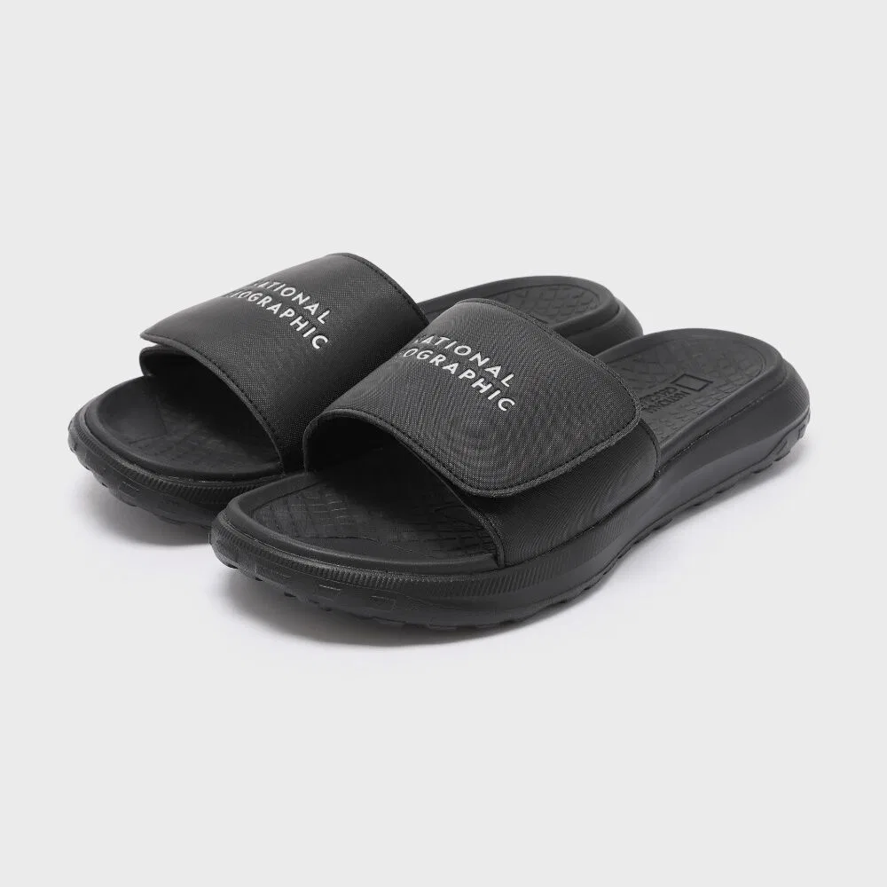 Мужские чёрные слайды Pixel V2 от National Geographic Apparel