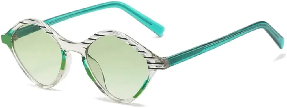 

Ретро солнцезащитные очки для женщин, качественные модные очки для мужчин, трендовые панк-солнцезащитные очки с защитой от УФ-излучения UV400 SZVVBKK, Green