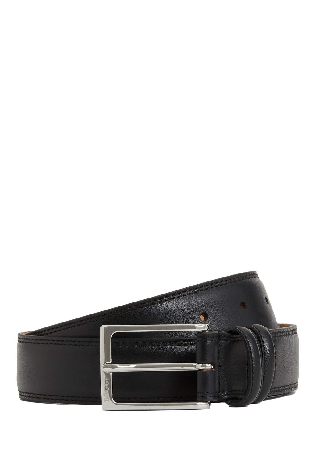 

Ремень SADDLE-STITCHED TUMBLED Boggi Milano, цвет black