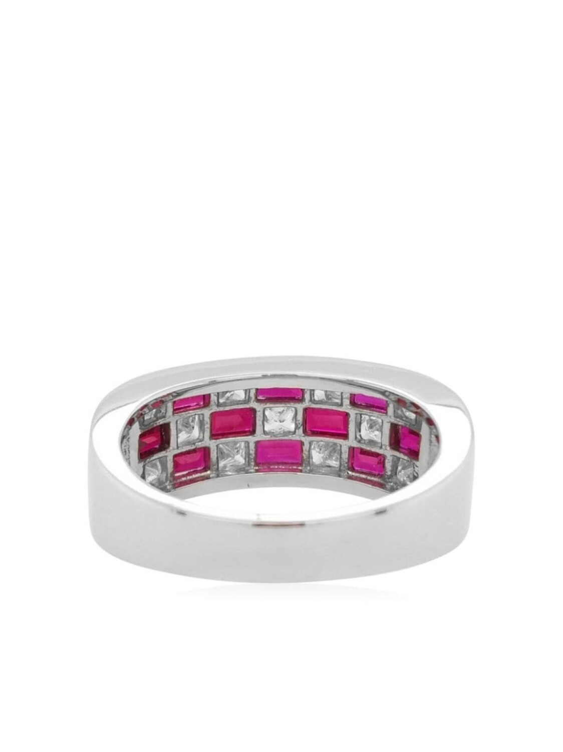 

Платиновое кольцо с рубином и бриллиантами HYT Jewelry, красный