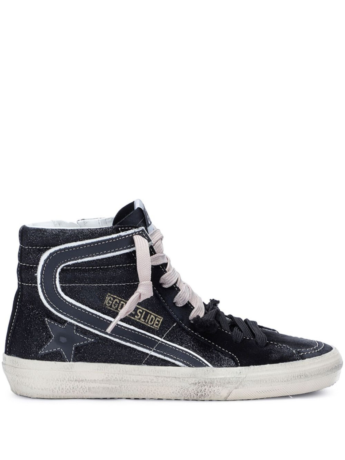Высокие кеды Golden Goose Slide, черный