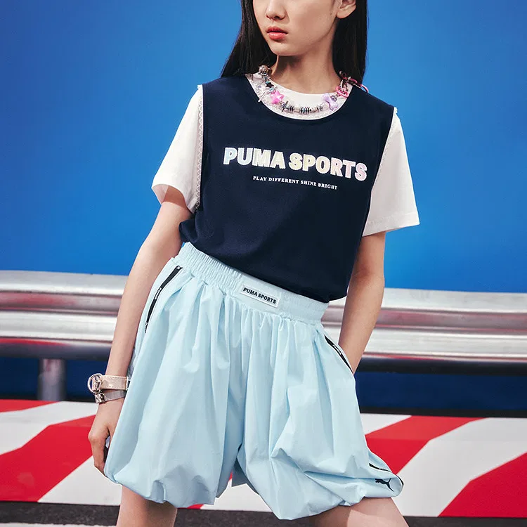Футболка PUMA White Blue Tone — фото 4