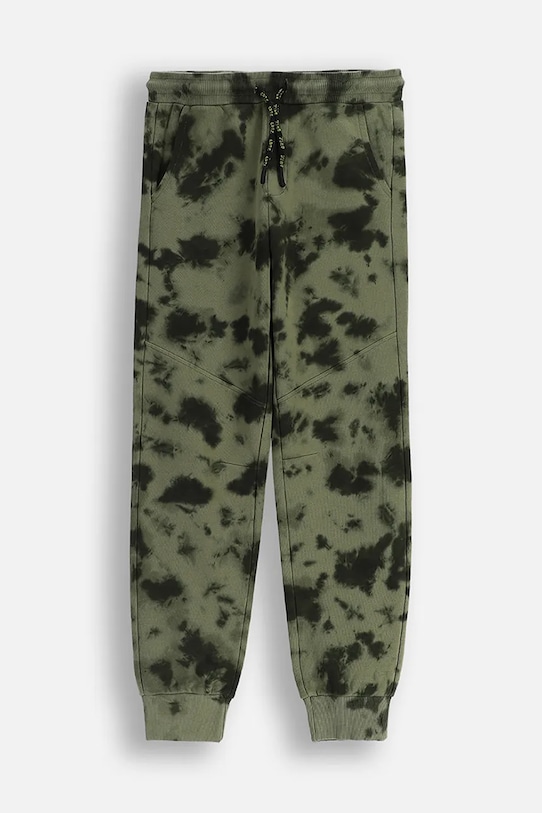 

Детские хлопковые спортивные штаны Coccodrillo, зеленый