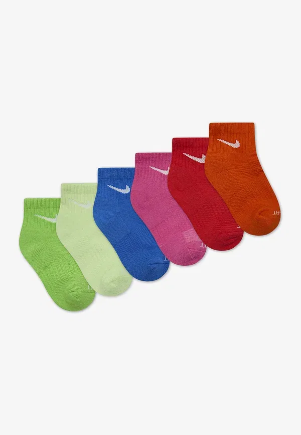 Носки Nike Sportswear Basic Quarter 6 Pack, бледно-желтый — фото 2