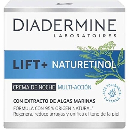 

Lift+ Naturetinol многофункциональный ночной крем для лица 50 мл, Diadermine