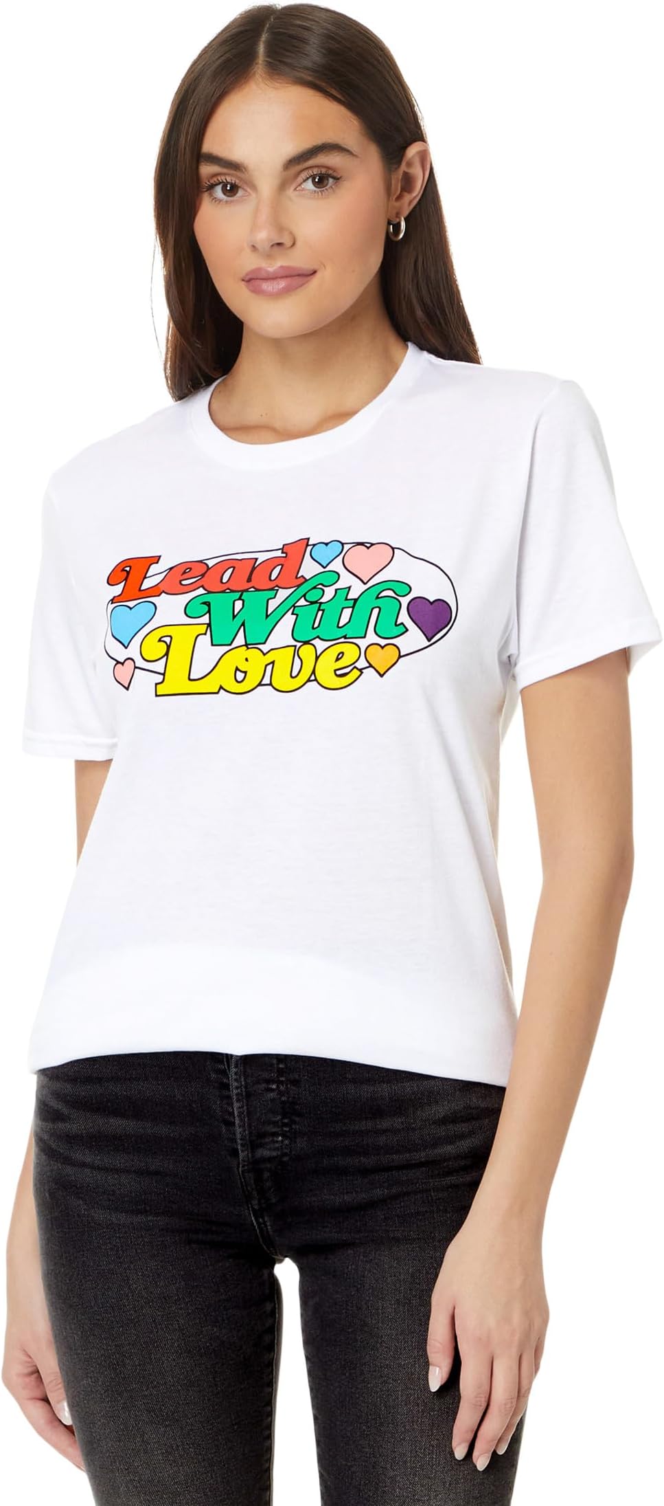 

Футболка The Phluid Project Lead With Love Premium Blend Short Sleeve Tee, белый