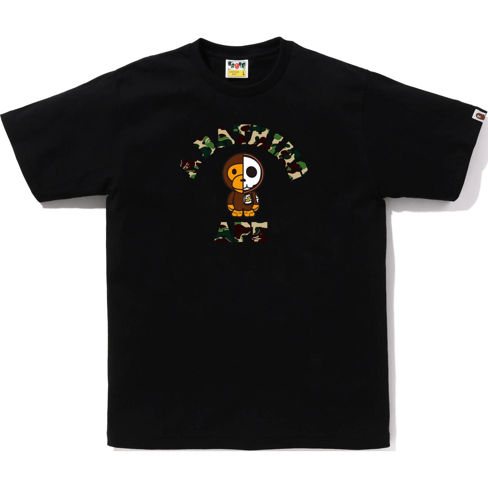 Футболка Bape Gallery X Hiddy A BATHING APE, черный камуфляж — фото 4