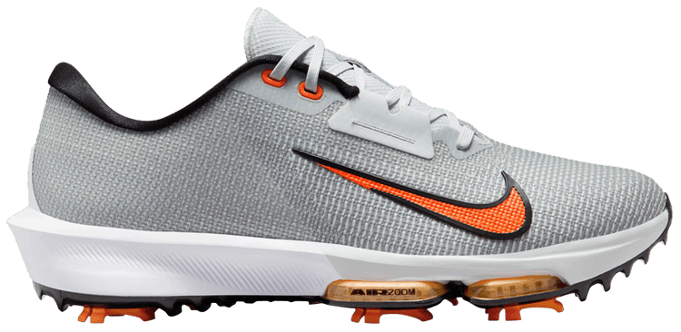 

Кроссовки Nike Air Zoom Infinity Tour 2 Golf 'Pure Platinum Safety Orange', серый