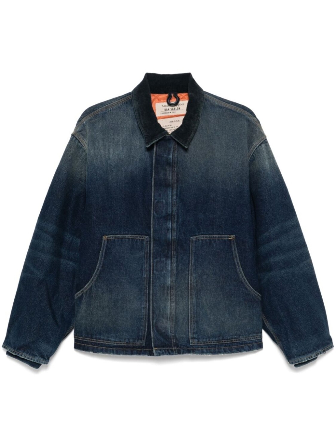 

Куртка Officer из коллаборации с Dan Sablon AMISH, синий