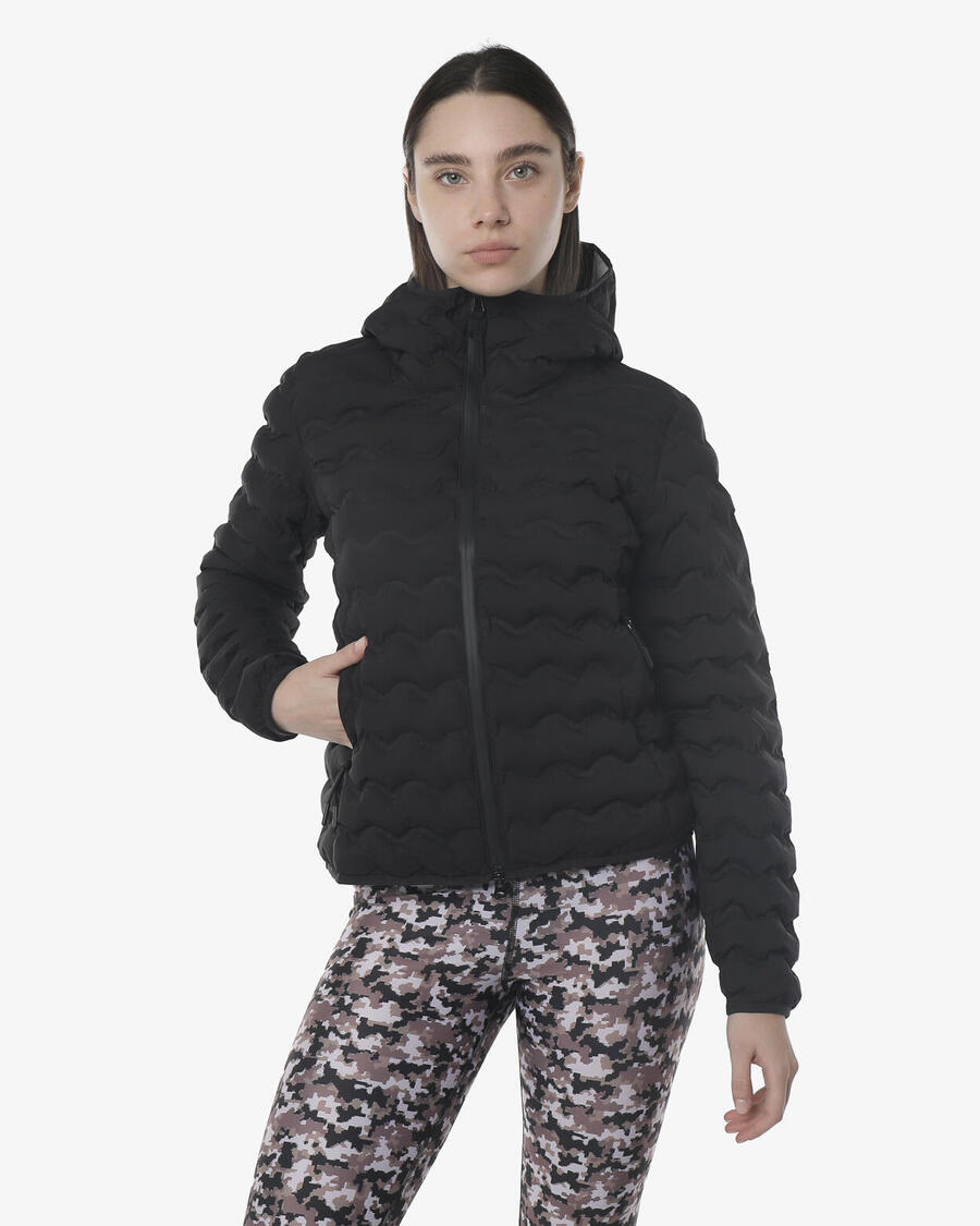 

JAKED черная синтетическая фитнес-куртка для женщин