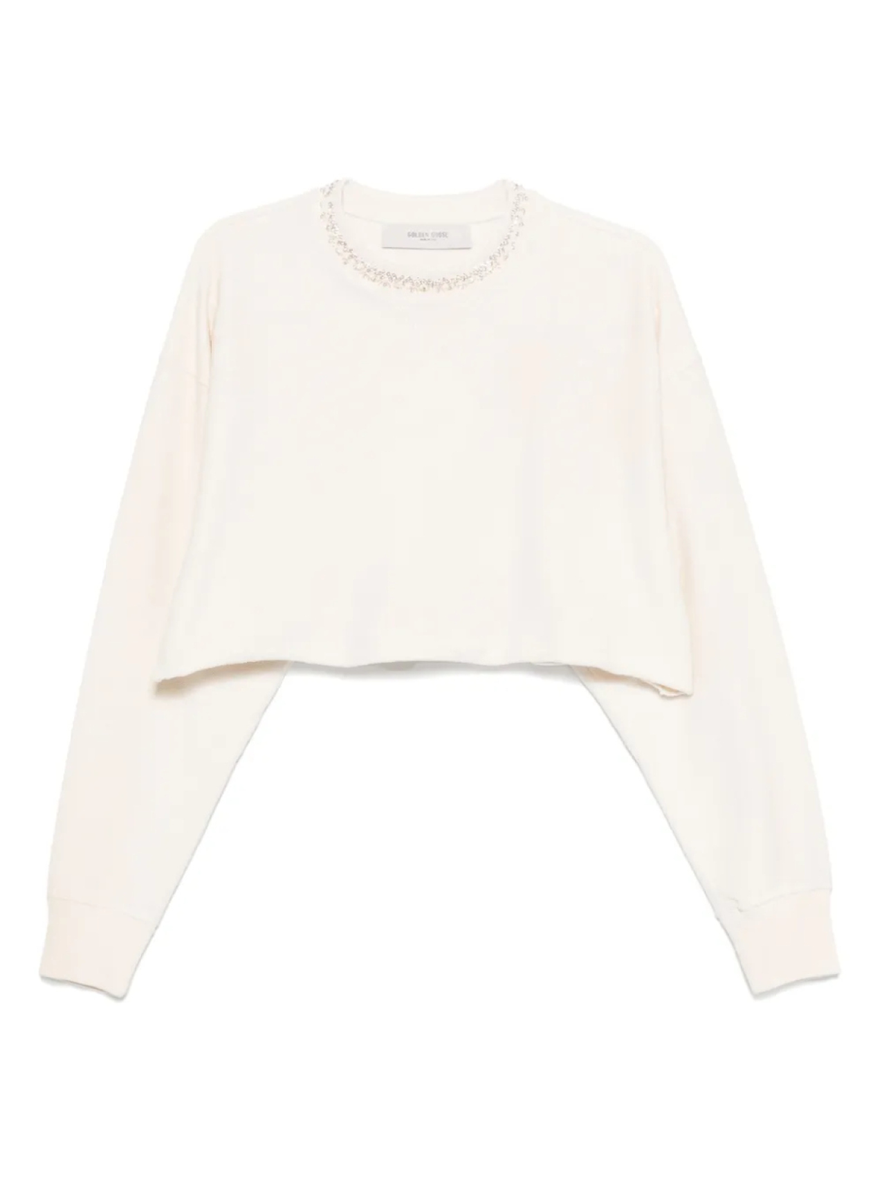 

Укороченный свитер Golden Goose, нейтральный