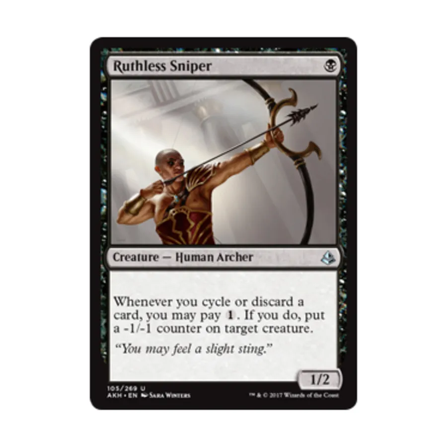 

CCG Безжалостный снайпер (U), MTG - Amonkhet