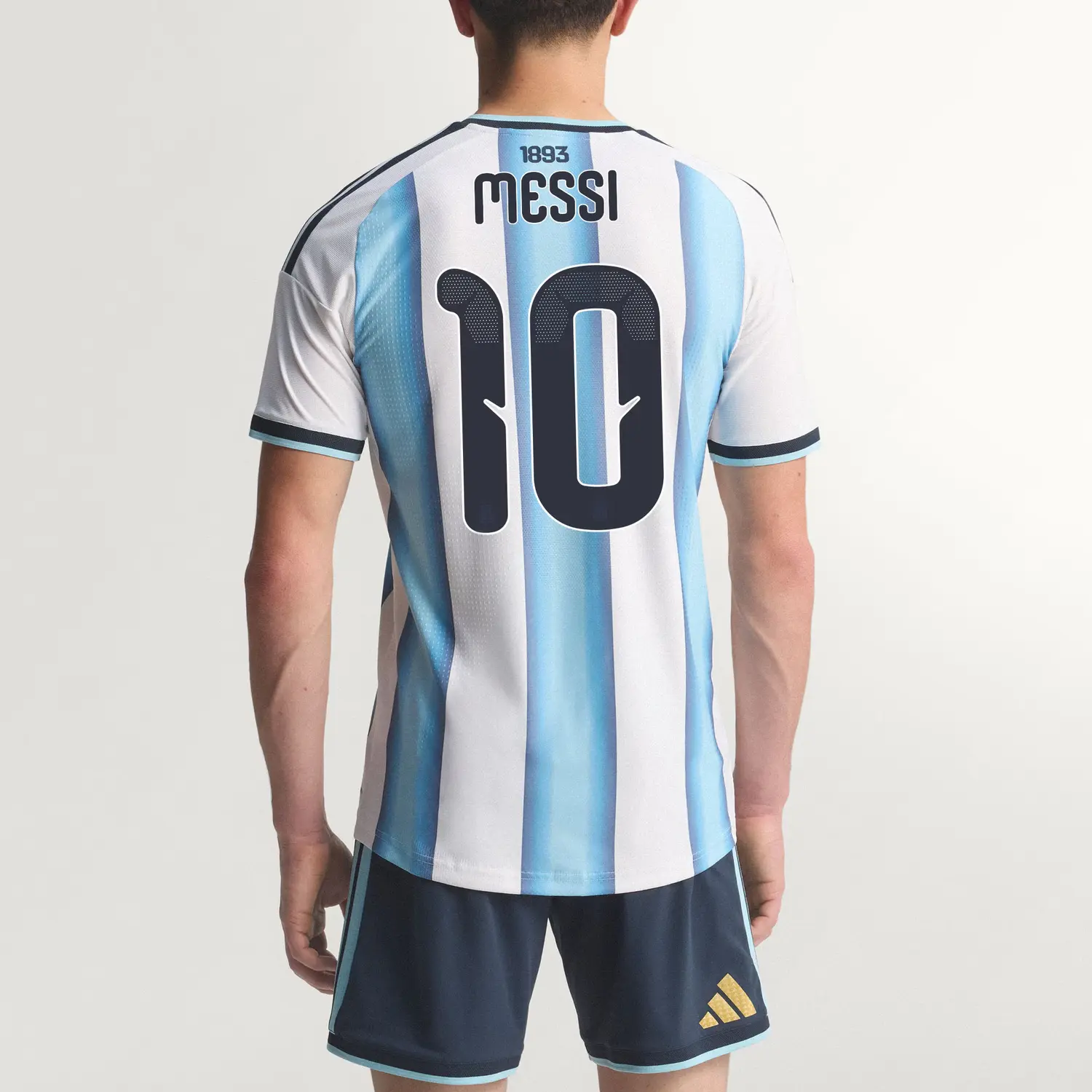 Футболка Аргентина 26 HOME AUTHENTIC для мужчин Adidas, белый — фото 4