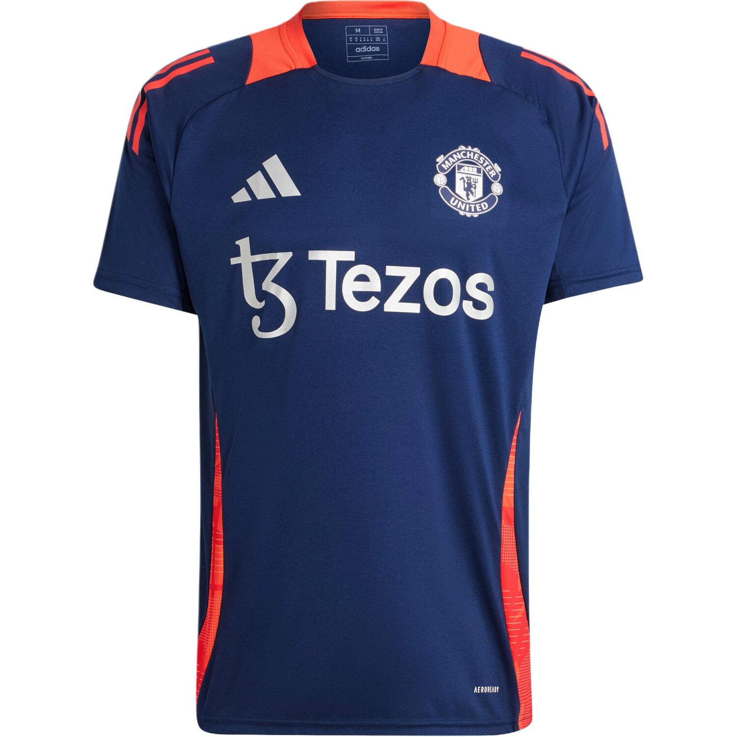 

Футбольная майка мужская синяя Adidas, синий