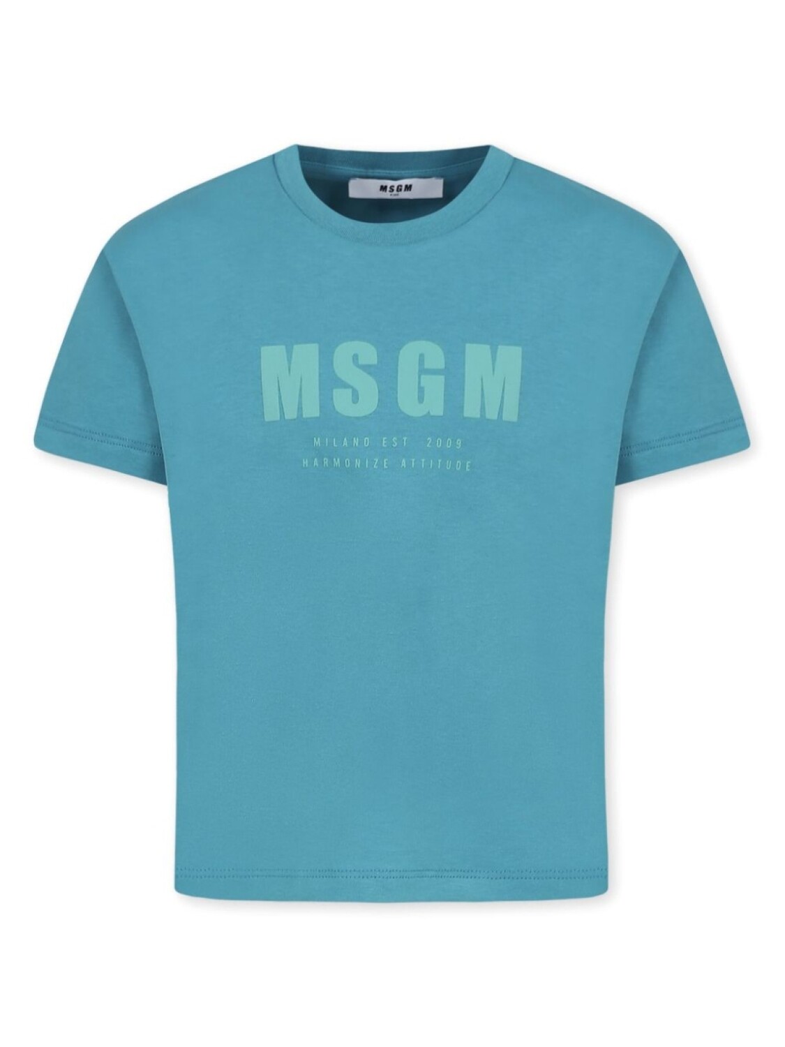 

MSGM Kids футболка с логотипом, синий