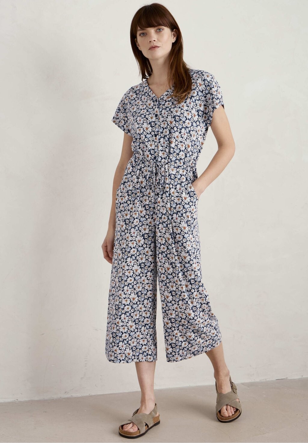 

Комбинезон TRELLIS SHORT SLEEVE Seasalt Cornwall, темно-синий