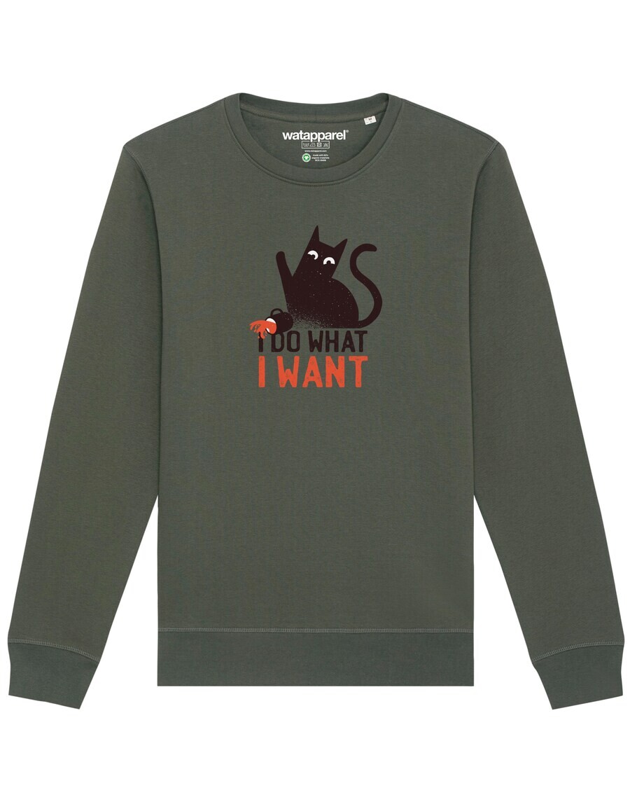 

Свитер Watapparel Sweatshirt Cat, хаки