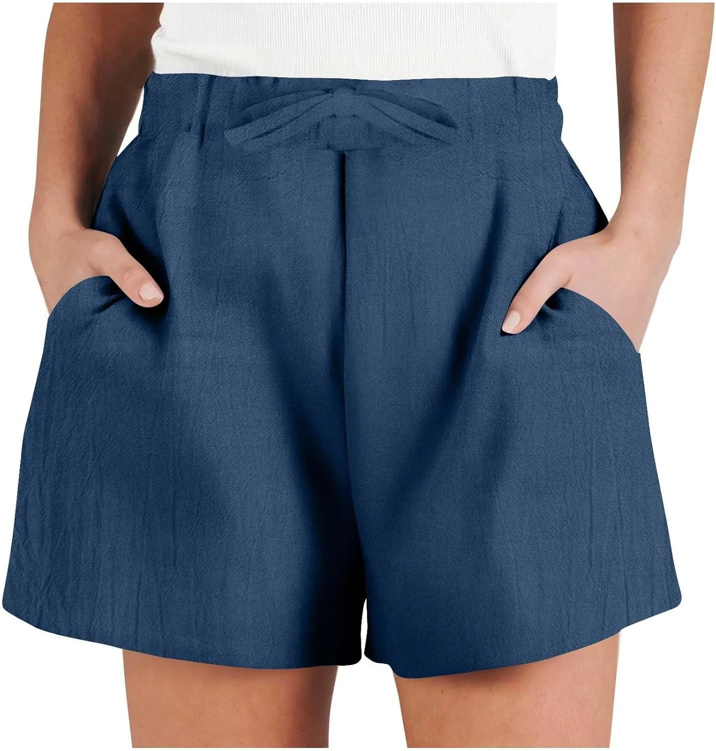 

Женские льняные шорты свободного кроя AKTCVVJ