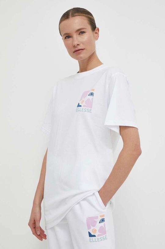 

Хлопковая футболка Fortunata T-Shirt Ellesse, белый