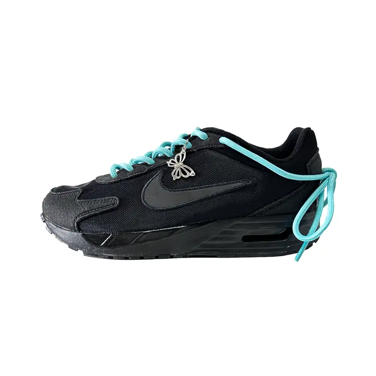 

Кроссовки Nike Air Max Solo Lifestyle Shoes Women's Low-top Black/Blue, черный/синий