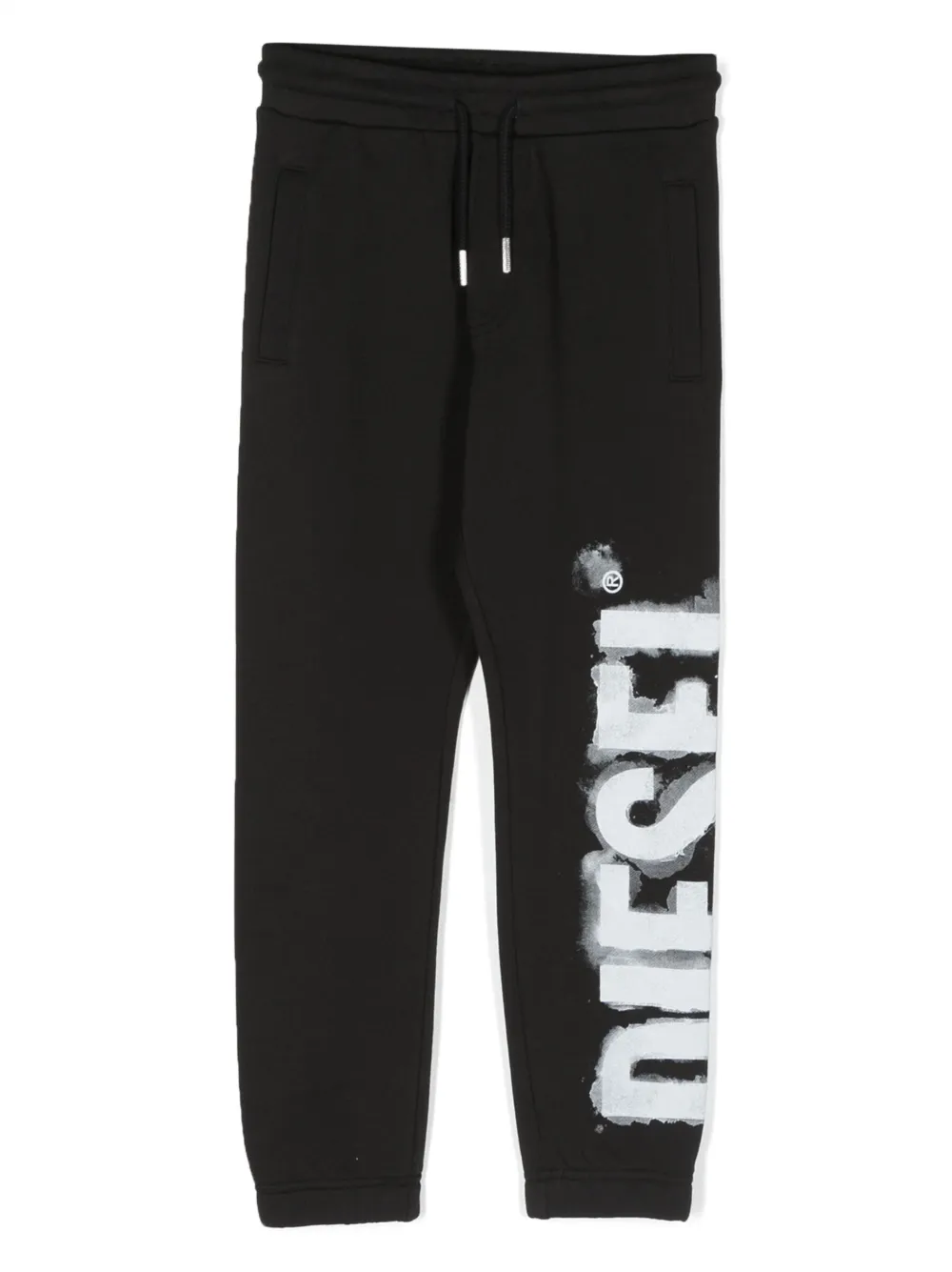 

Спортивные брюки с логотипом Diesel Kids, черный