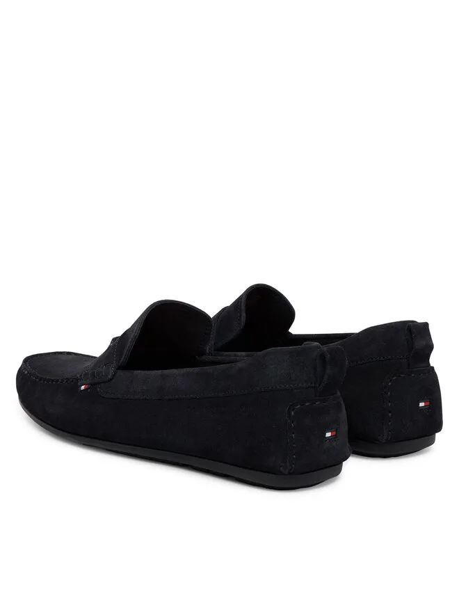 Tommy Hilfiger Мокасины Core Hilfiger Suede Driver FM0FM05789 темно-синие — фото 3