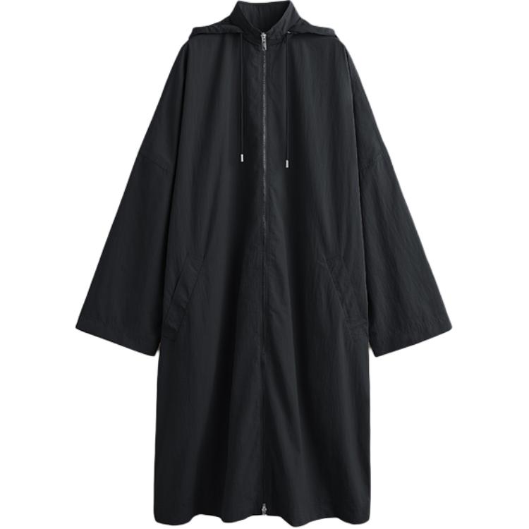 

TOTEME Толстовка с капюшоном на молнии и кулиской, Midnight Blue