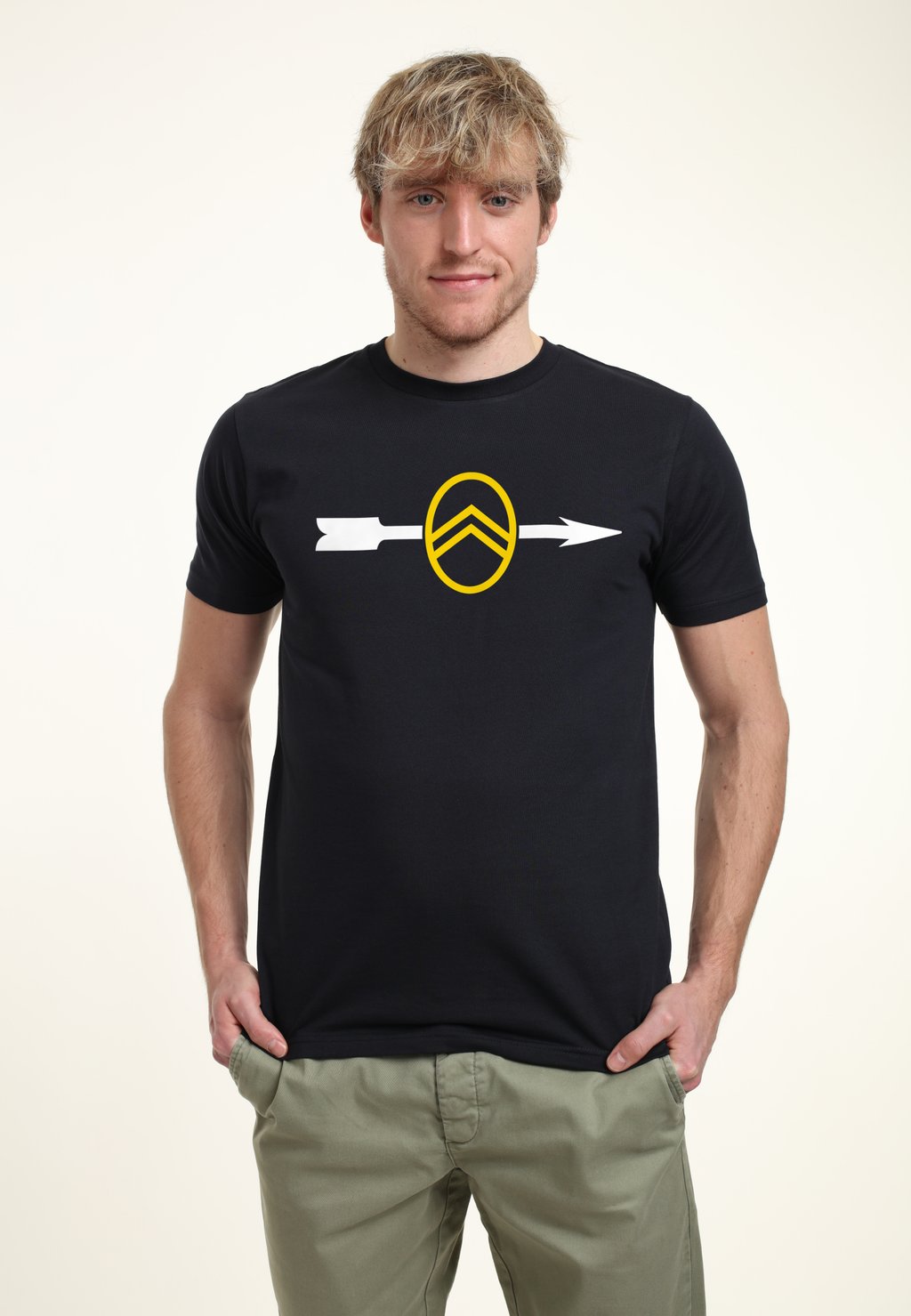 

Футболка с принтом CITROEN BADGE ARROW LOGO Henry Tiger, темно-синий
