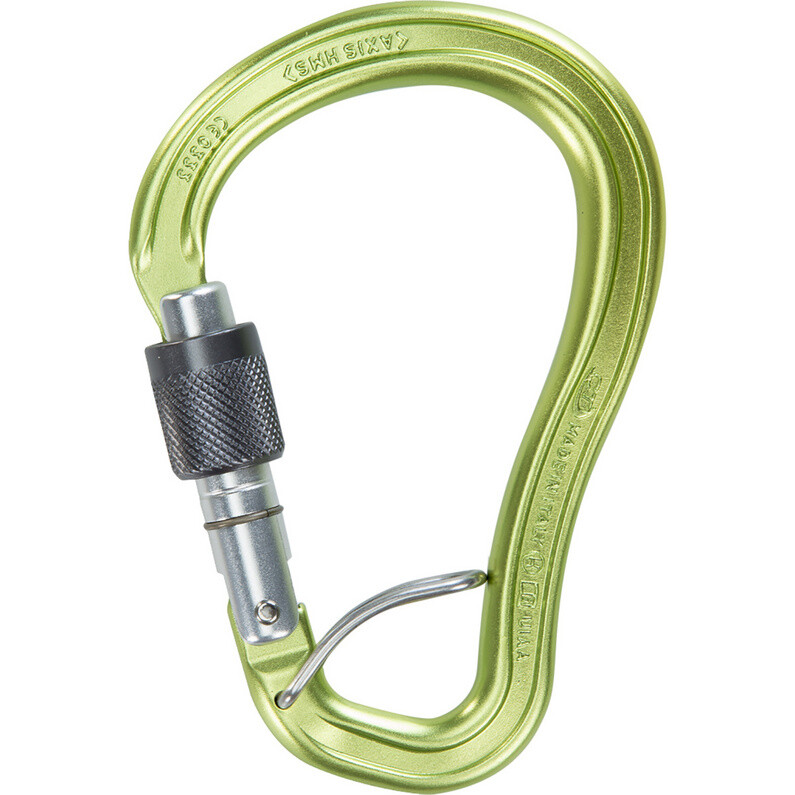 

Карабин большого размера AXIS HMS SGL Climbing Technology, зеленый