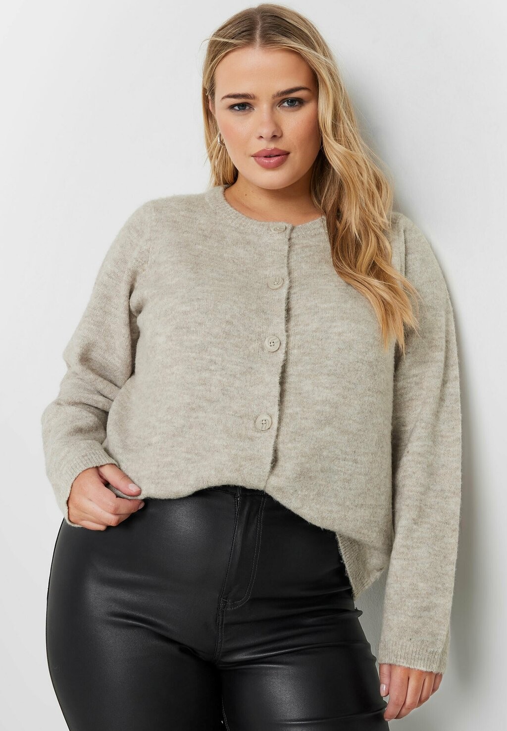 

Кардиган BUTTON THROUGH Yours Clothing, бежевый