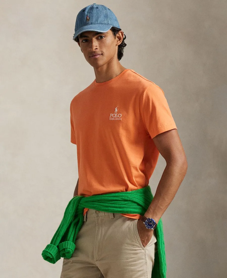 Мужская футболка с графическим логотипом Polo Ralph Lauren, Spring Melon