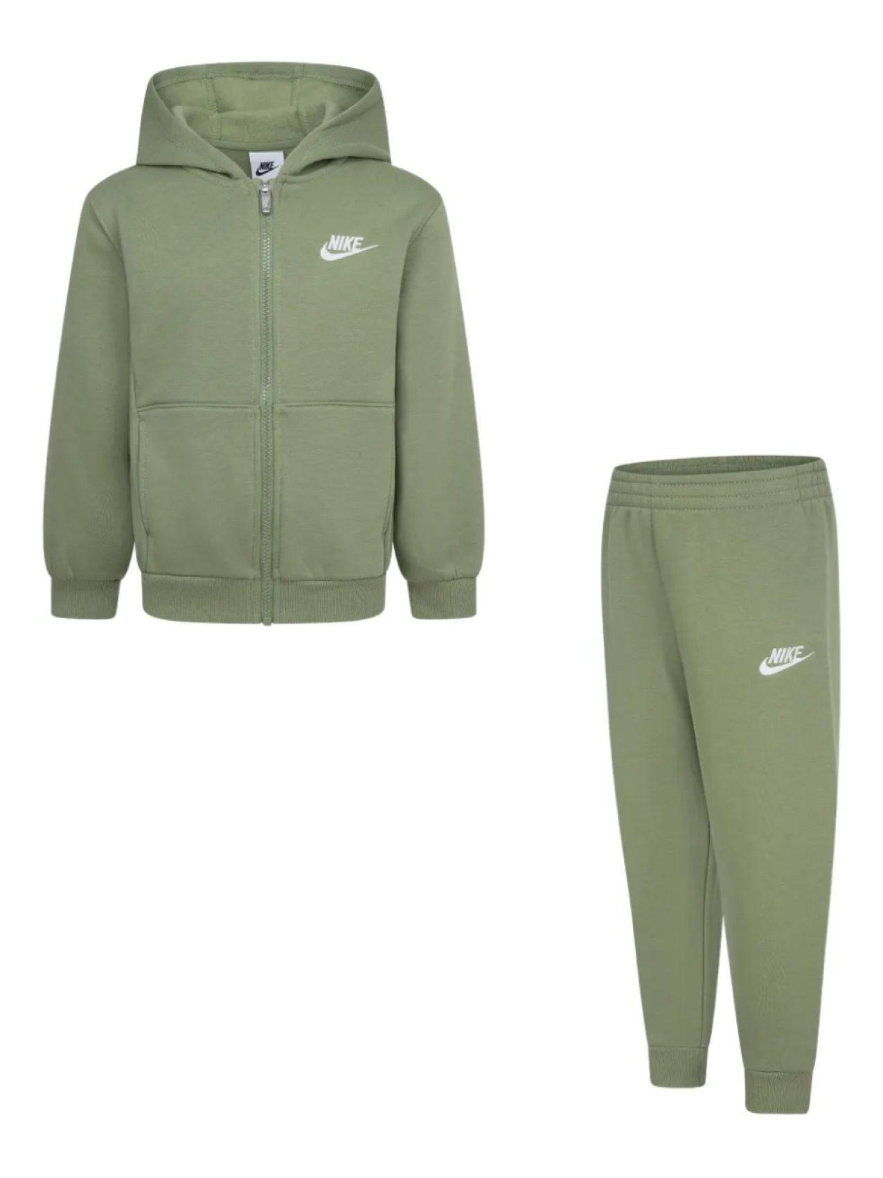 

Детский спортивный костюм с вышитым логотипом Nike Nike Kids, зеленый