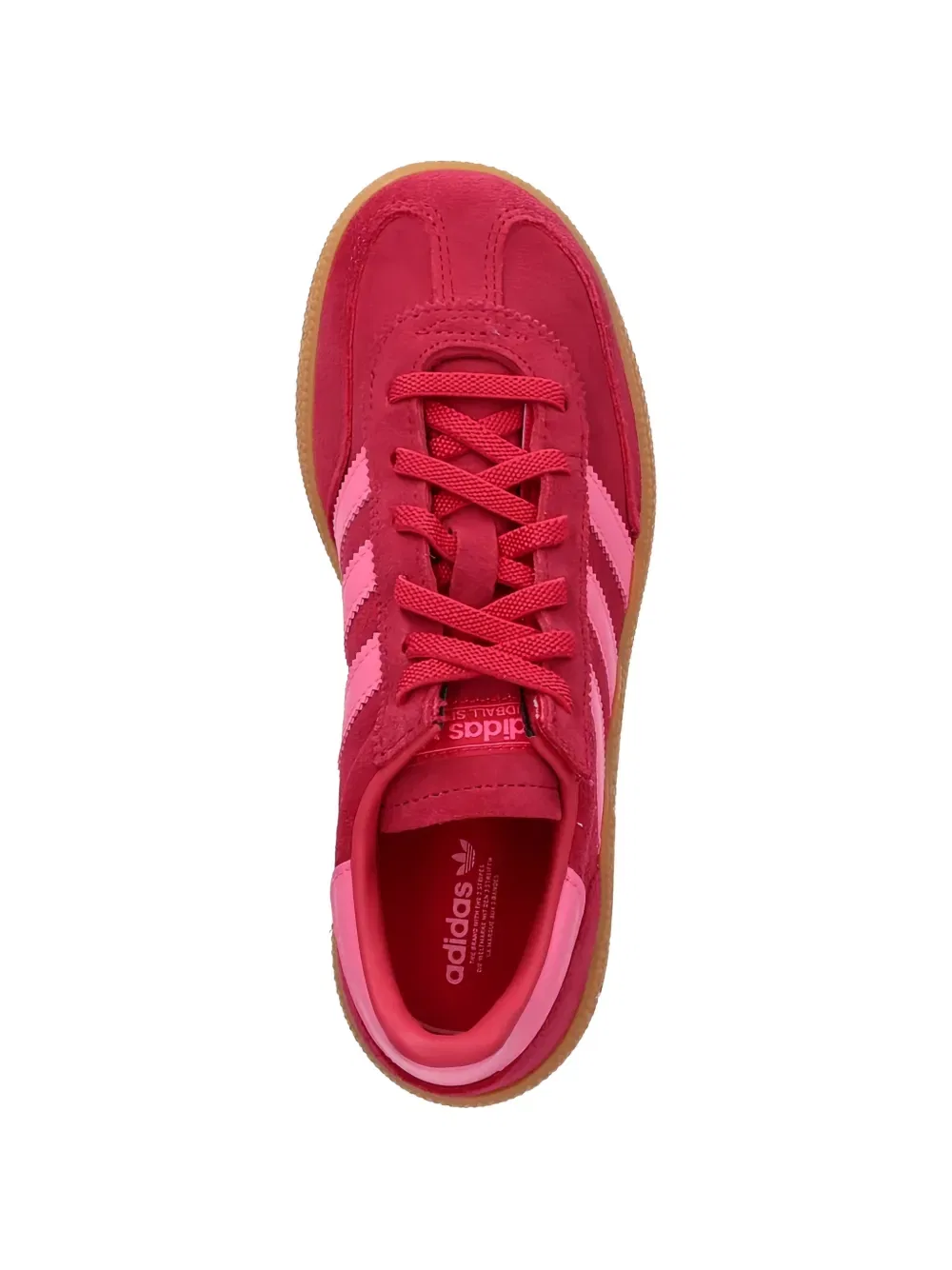 Специальные кроссовки для гандбола на шнуровке Adidas Kids, розовый — фото 4