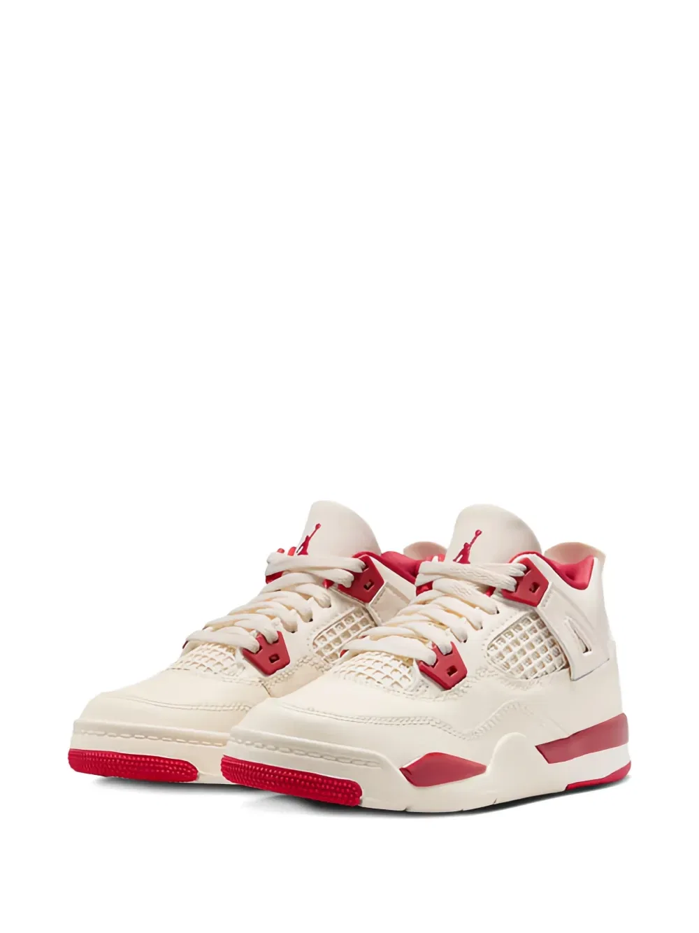 Кроссовки Air Jordan 4 PS "День святого Валентина" на шнуровке Jordan Kids, нейтральный