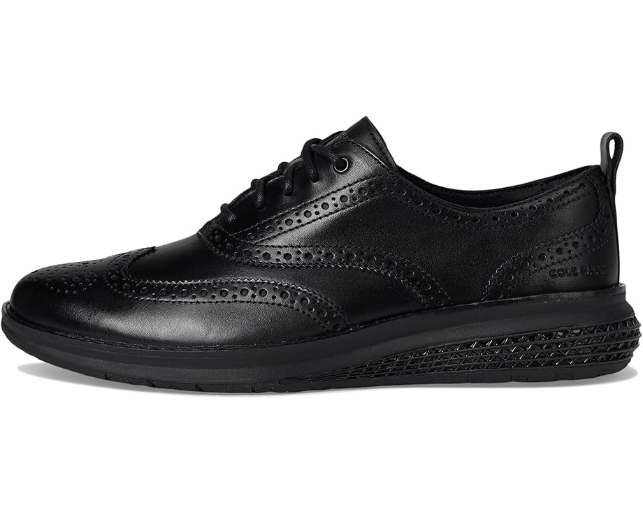 Оксфорды Cole Haan Original Grand Energy Weave Wing Tip Oxford, цвет Black/Black/Black — фото 4