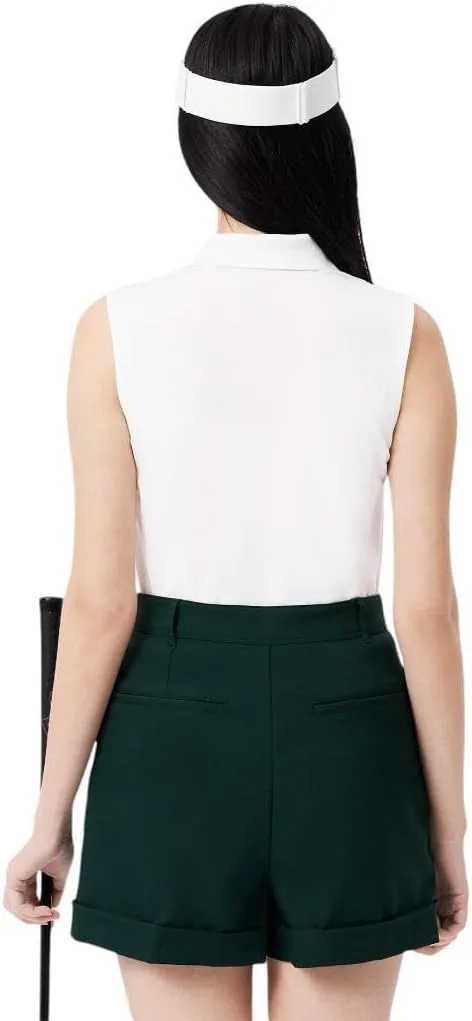 Поло Lacoste Sport Slim Fit, защита от УФ, белый — фото 2