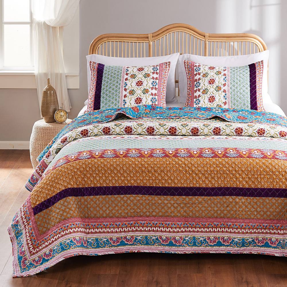 

Комплект одеял Greenland Home Fashions Thalia, розовый