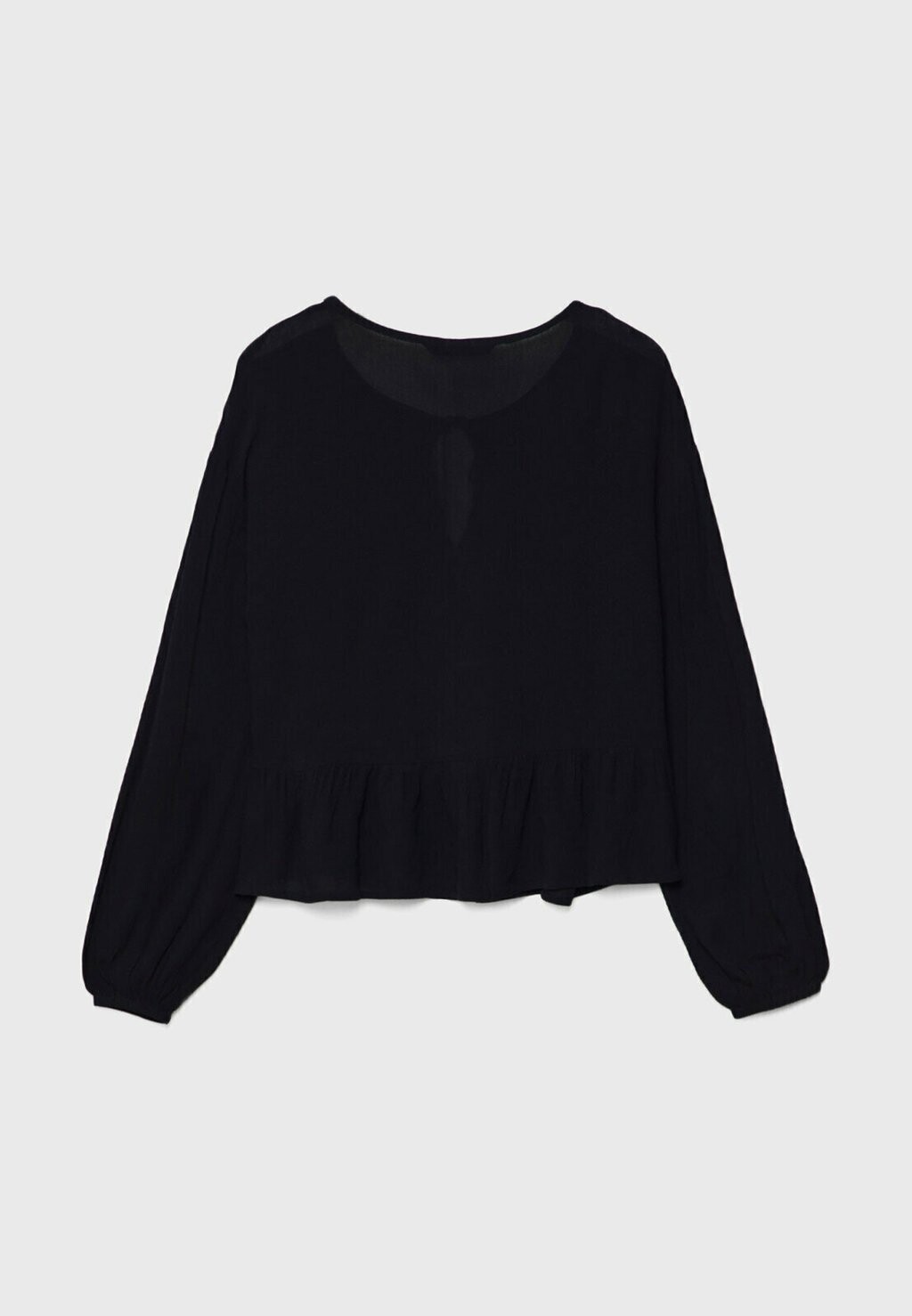

Блуза FLOWING WITH STUDS Stradivarius, черный