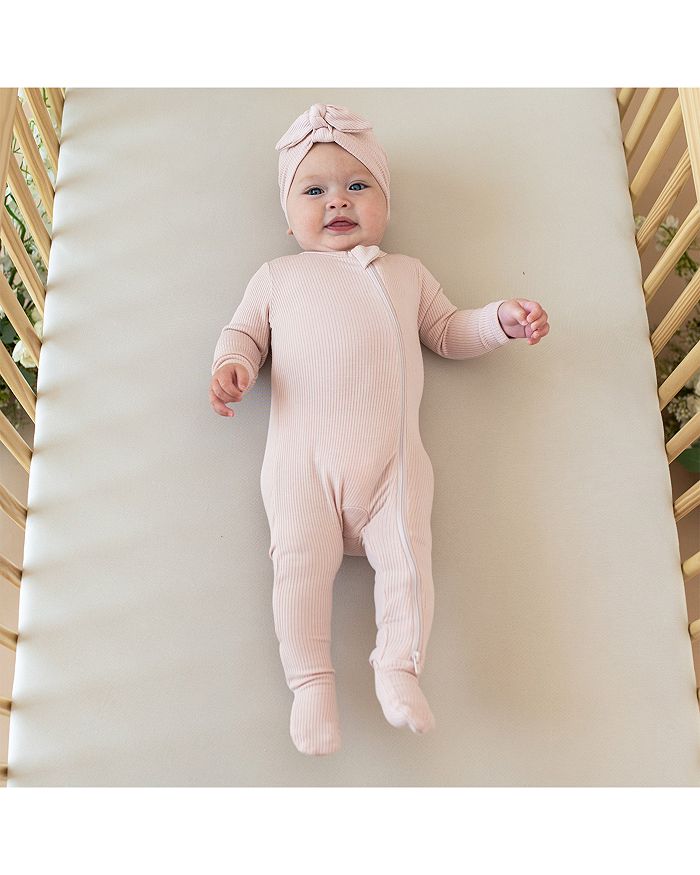 Унисекс комбинезон на молнии с резинкой - для малышей Kyte Baby, розовый — фото 3