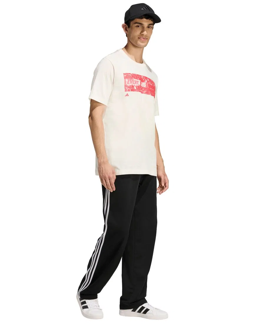 Мужская футболка с графическим принтом «Фанаты стадиона» adidas, Off White — фото 2