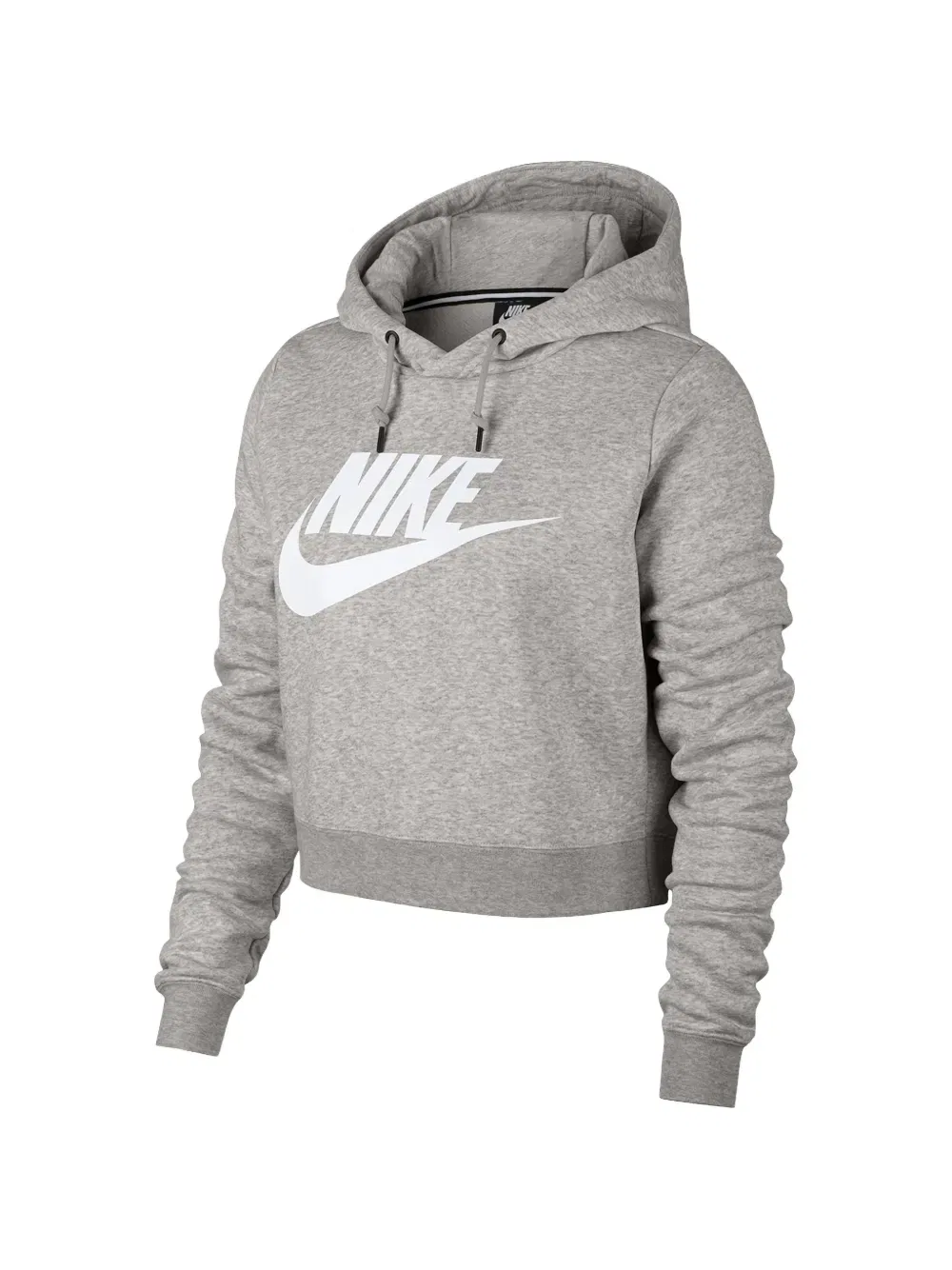 Укороченная толстовка Rally Nike, серый
