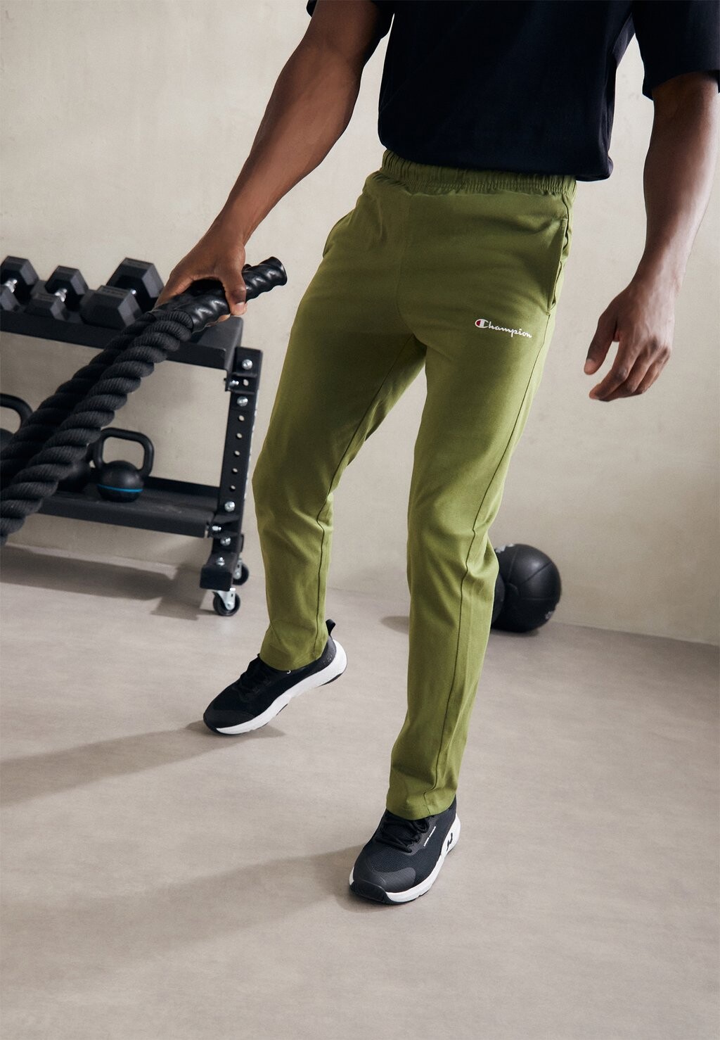 

Спортивные брюки Classic Straight Hem Pants Champion, цвет dark green
